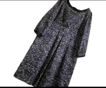 빅 사이즈! 22OCTOBRE 디자인 원피스 사이즈 44 도쿄 스타일사