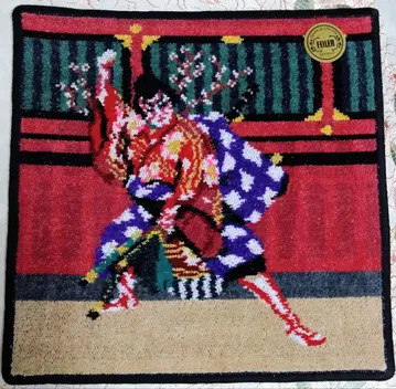 미사용 새상품 페이러 x 가부키 [ 구루마비키 ] 대형 손수건