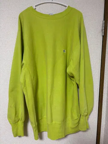 90s 챔피언 리버스 위브 USA XL 라임 그린