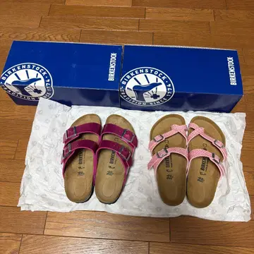 [ 미사용 ] BIRKENSTOCK 핑크 샌들 36 2켤레