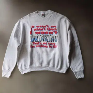 90년대 유즈드 맨투맨 프룻 오브 더 룸 xl