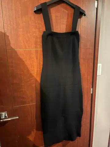 블랙 리브 편직 셋업