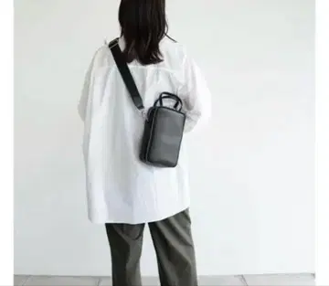 sonoca 콜라보 천연 가죽 숄더백 미니 숄더 3way