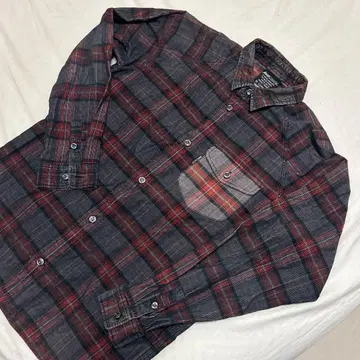 BackChannel 코듀로이 체크 무늬 플란넬 셔츠 M 사이즈
