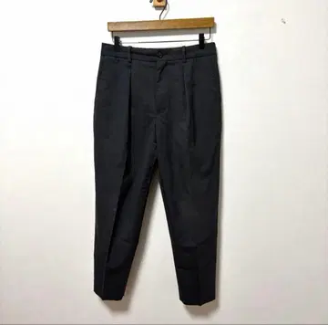 MARKAWARE 프론트 플리츠 페그탑 오가닉 울 트로피컬 2