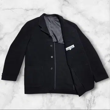 UNITED ARROWS 울 캐시미어 혼방 자켓 코트 블랙