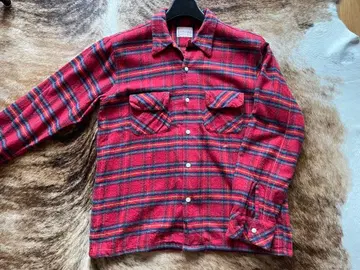 boncoura 데드스탁 원단 플란넬 셔츠 사이즈 40