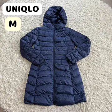 여성용 M UNIQLO 울트라 라이트 다운 코트 롱 다운 자켓
