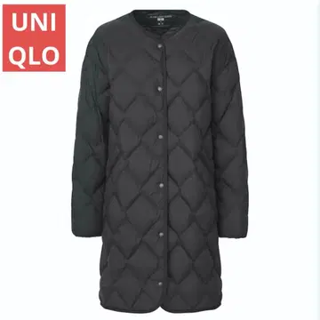 새상품급 울트라 라이트 다운 릴랙스 코트 블랙 M