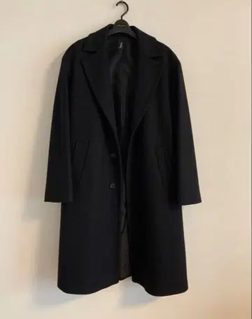 Hevo 이보 울 나일론 싱글 벨티드 코트