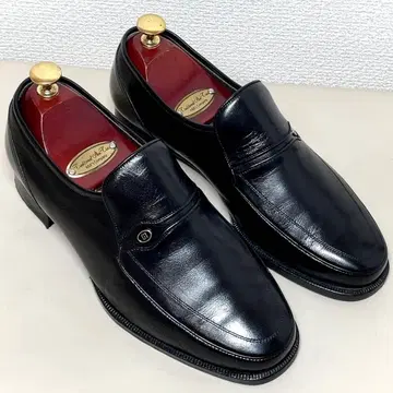 마렐리 센터 엘라스틱 로퍼 25 블랙 가죽 신발