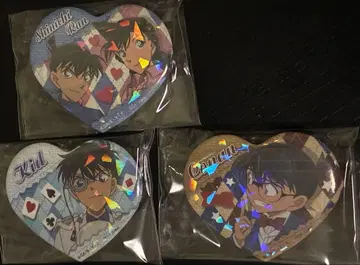 명탐정 코난 키라키라 하트 namco 남코 한정판 캔뱃지