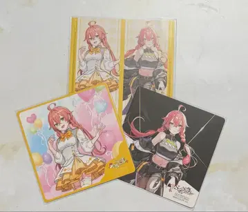 Idios x 마네키네코 콜라보 엽서&코스터 세트 시시도 아카리