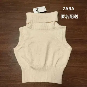 1 자라 ZARA 하이넥 숏 니트 베스트