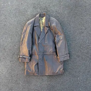 90s 빈티지 램 가죽 자켓 그런지 밀리터리 아메카지