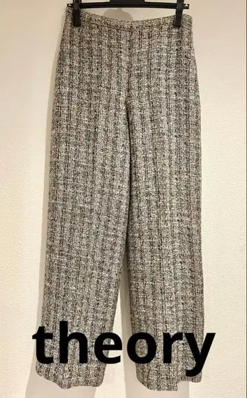 theory 트위드 와이드 팬츠