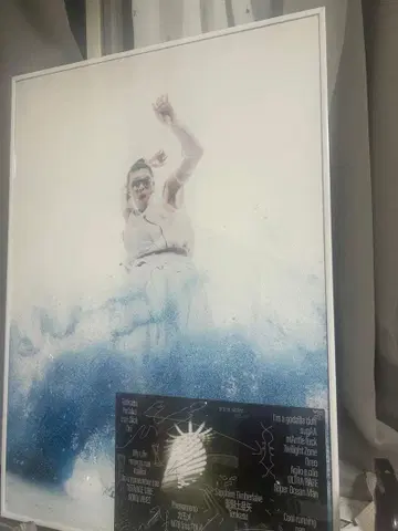 tohji T4L 포스터 실버 프레임 아레나 책자