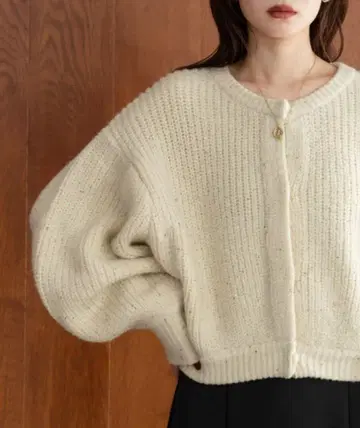 hinari 스팽글 니트 가디건