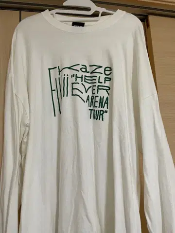 후지이 카제 라이브 셔츠 롱T 굿즈 L 사이즈