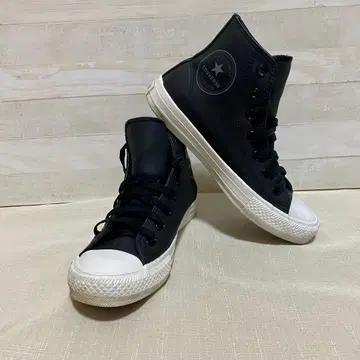 CONVERSE 올스타 인조 가죽 하이컷 23.5cm