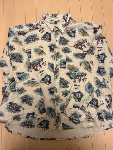 파이브 브라더 90S 올 패턴 셔츠 레어