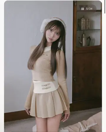 [ 아래만 ] Darich 다리치 DARICH 니트 셋업 BEG