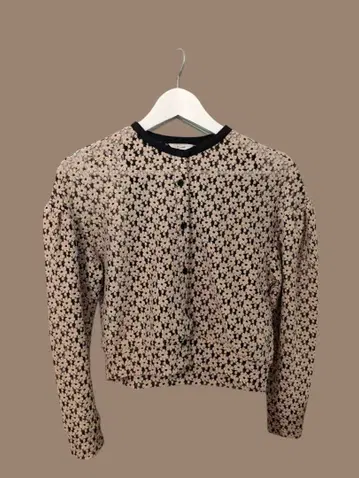 Clane 플라워 레이스 가디건