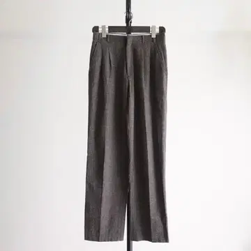 1980s Vintage Brown 2tuck Wide Trousers