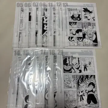 제일복권 DRAGON BALL 40th G상 클리어 파일 13종