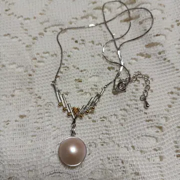 펄 디자인 목걸이