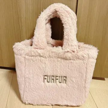 FURFUR 에코 퍼 숄더백