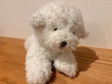 젤라또피케 비숑 프리제 봉제 인형 강아지 화이트 귀여운 복슬복슬 힐링