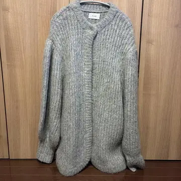 클레인 컬러 모헤어 샤기 가디건 사이즈 2