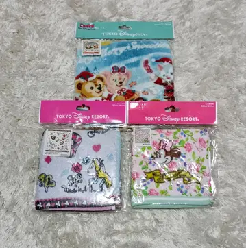 도쿄 디즈니 리조트 타월 3종 세트 더피 미니 앨리스