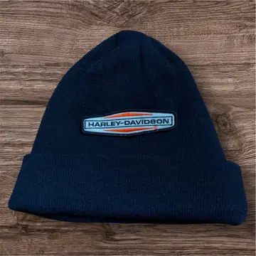 Harley-Davidson 할리데이비슨 70's 복각 로고 니트 모자