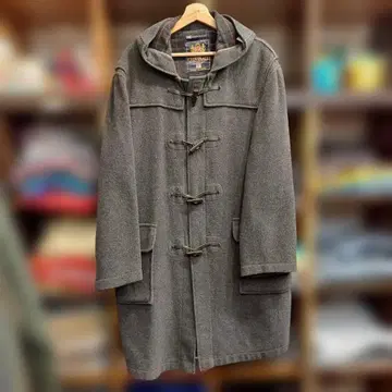 GLOVERALL 그레이 더플 코트 40 영국제 07K0502