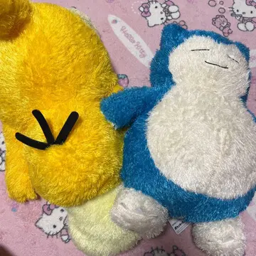 잠만보 코닥 봉제 인형 세트