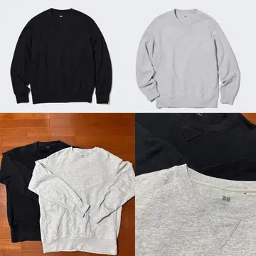 UNIQLO 크루넥 트레이닝복 2색 세트