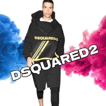 DSQUARED2 21SS/서모씰 자켓/XS/나일론 블랙