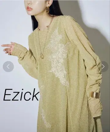 [인터넷 완판템] 에지크 Sparkle sheer 모티브 레이스 드레스