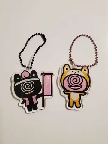 카베쵸로 아크릴 키링 2개 세트 (오카야마 아키타)