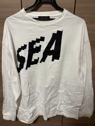 WIND AND SEA 긴팔 티셔츠 화이트