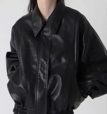 블랙 가죽 자켓