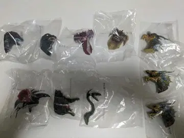 제일복권 고질라 몬스터 헤드 마그넷 10개 세트