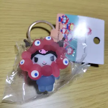 오사카 간사이 엑스포 산리오 미야쿠미야쿠 입체 마스코트 키링 쿠로미