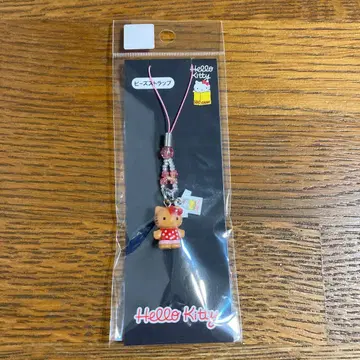 헬로키티전 교토 비즈 끈 키링 일광화상 50주년 회장 한정판