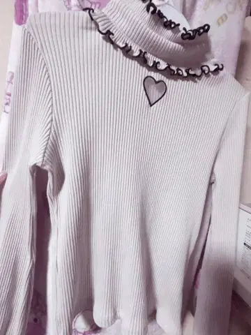 mars 컷아웃 니트 핑크