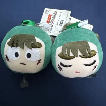 닌타마 란타로 페이스 배지 나카자이케 초지 2개 세트