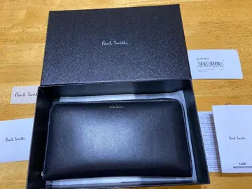 Paul Smith 블랙 가죽 장지갑