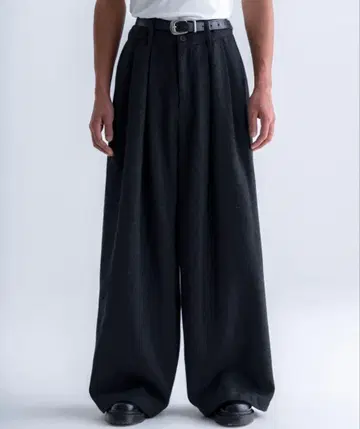 SINSS 트위드 3턱 와이드 슬랙스 S 사이즈